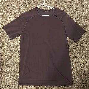 Men's Dark Brown Athletic T-Shirt